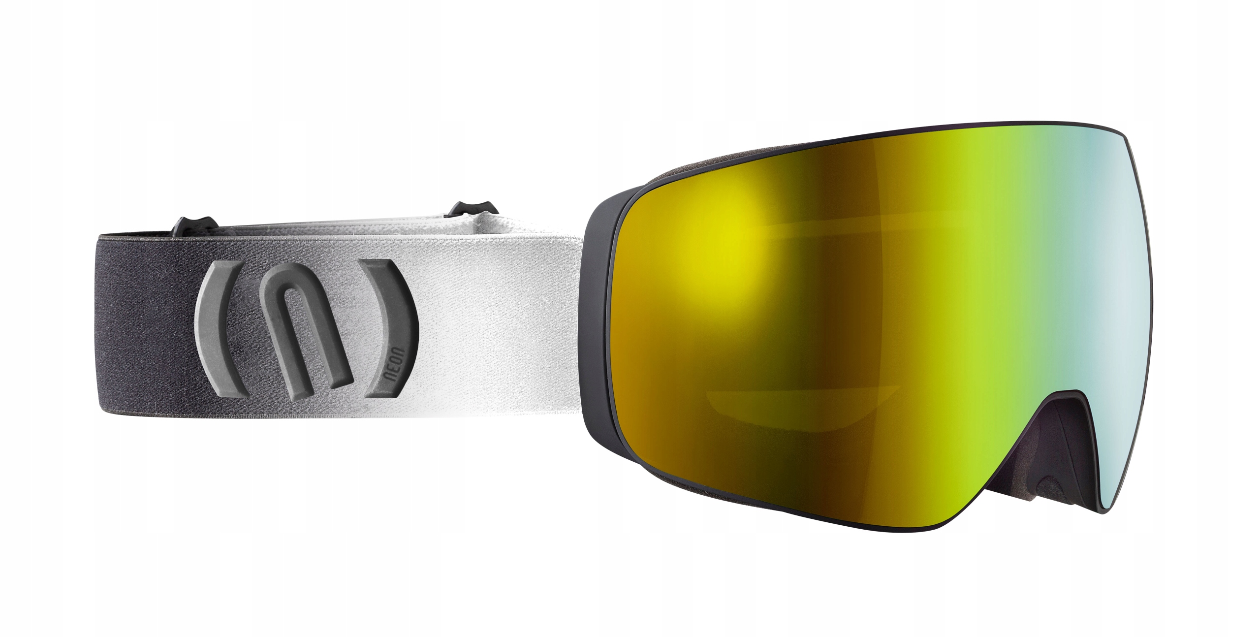 Lyžařské Brýle Neon Arctic Black White Mirror Gold CAT3