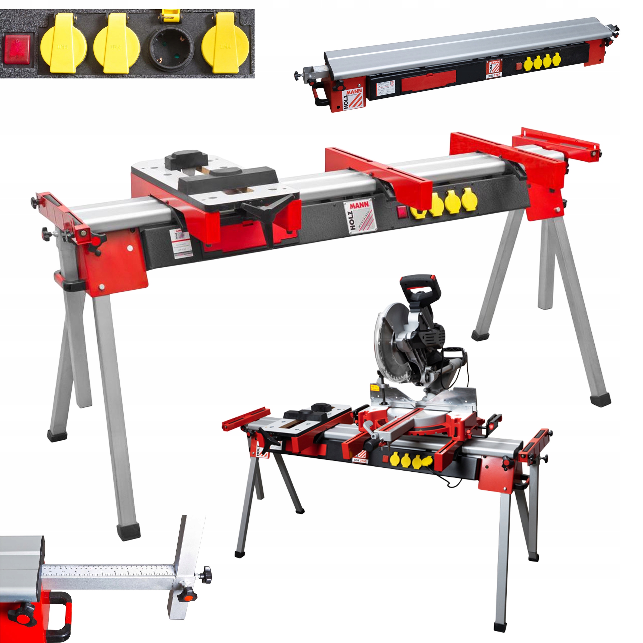 Dílenský Pracovní Stůl pro Bosch Makita Metabo skládací pokosnice přenosný