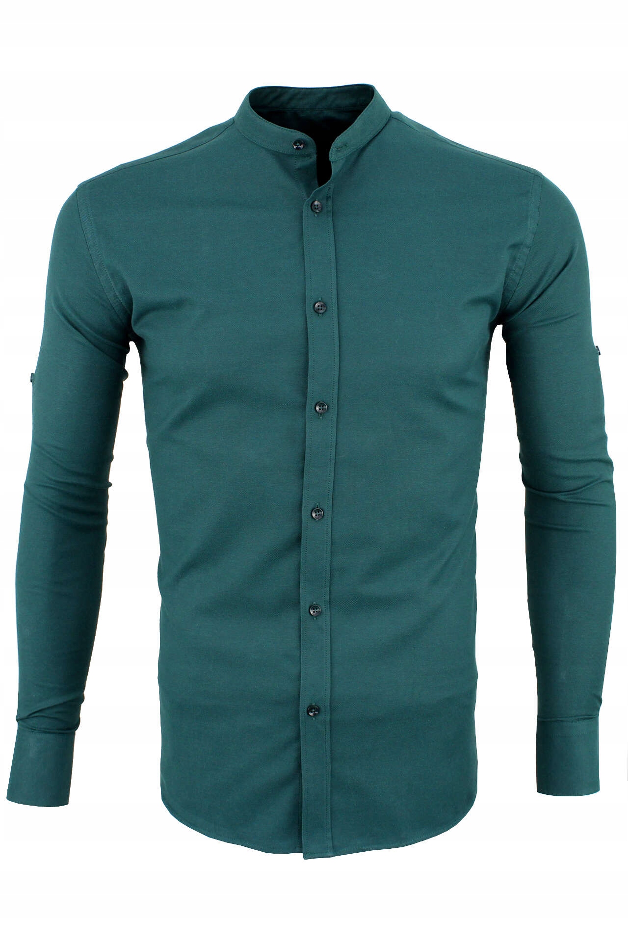 Koszula Męska Butelkowa Zieleń Elegancka 992 M Rozmiar M