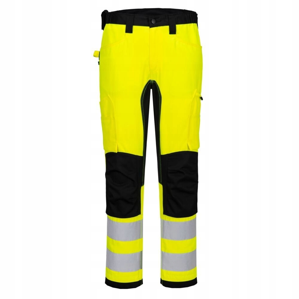 Kalhoty WX2 Eco reflexní, elastické vel. 30 Žlutá/Černá R