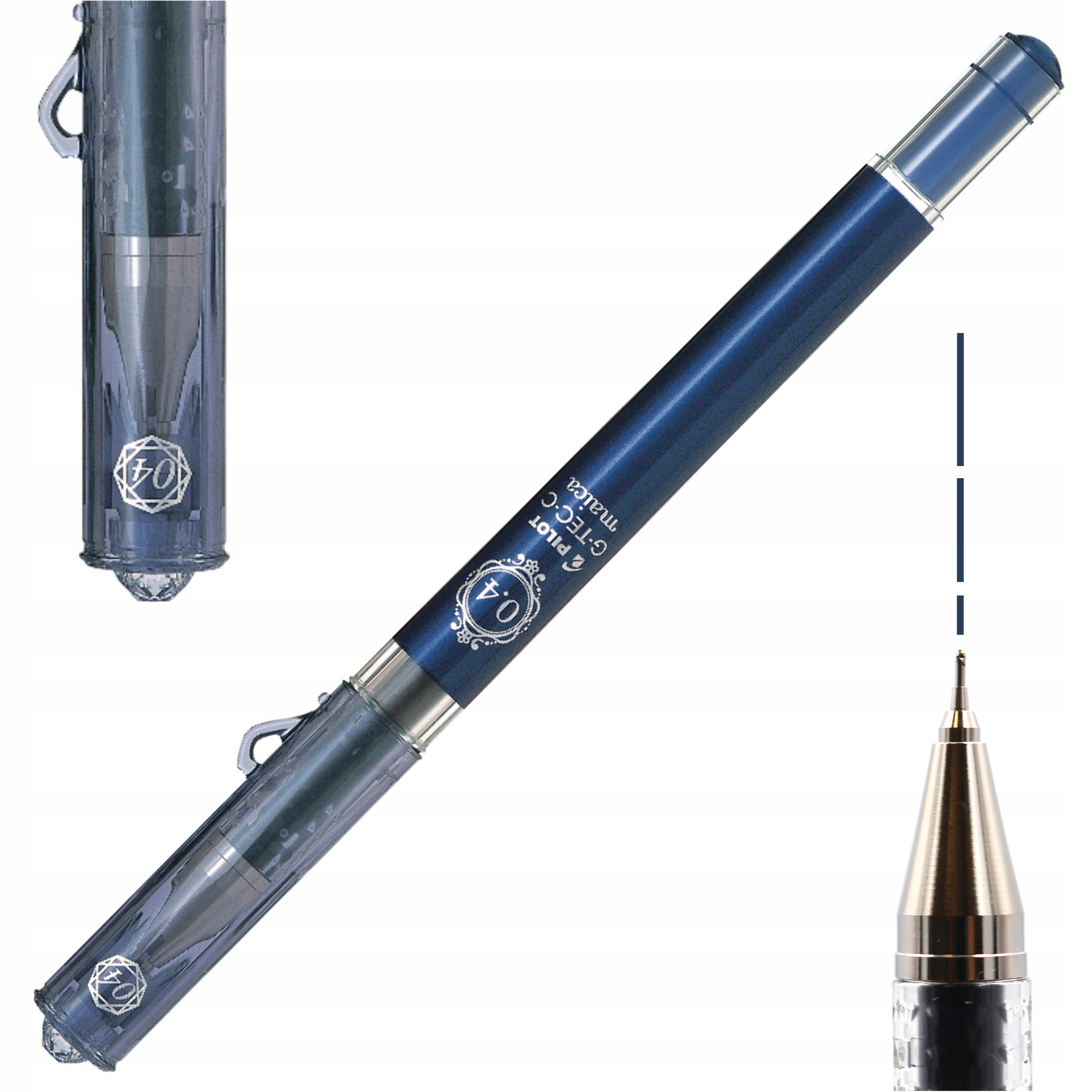 

Długopis żelowy granatowy Pilot G-tec Maica 0.4 mm