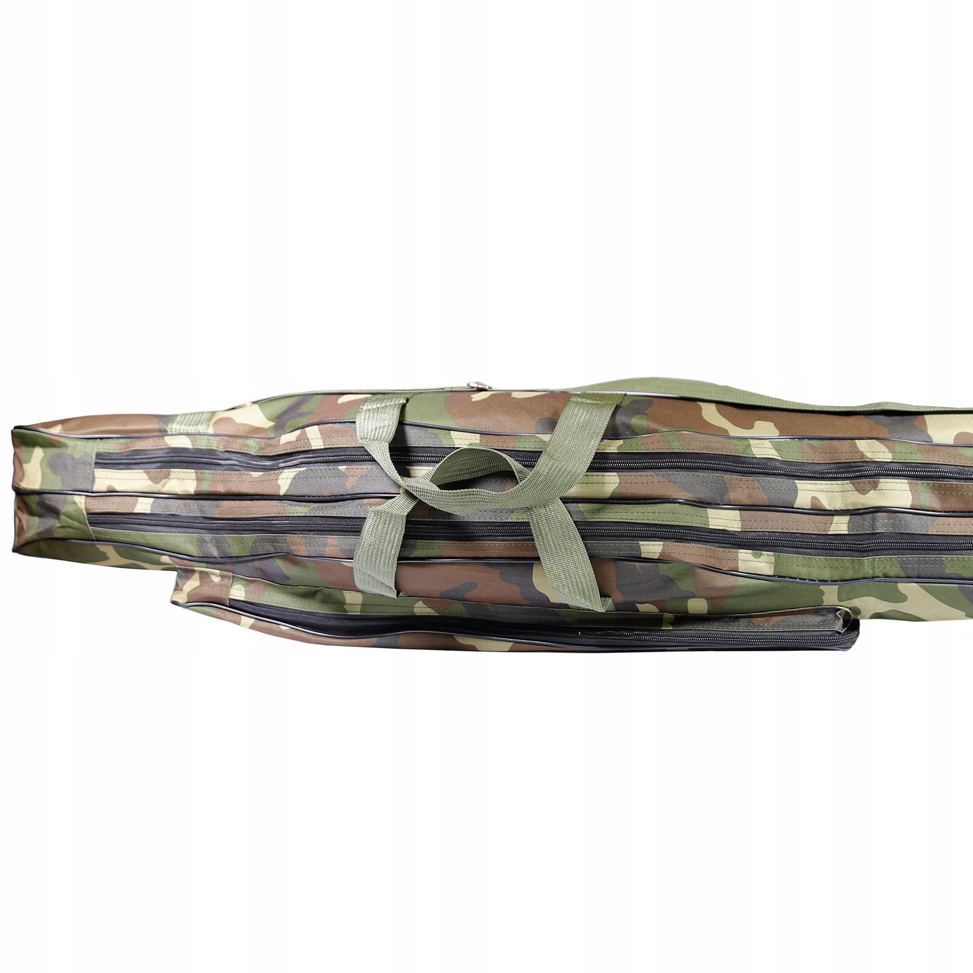 POKROWIEC WĘDKARSKI WODOODPORNY TORBA FUTERAŁ NA WĘDKI 2 KOMOROWY 80cm Marka inna