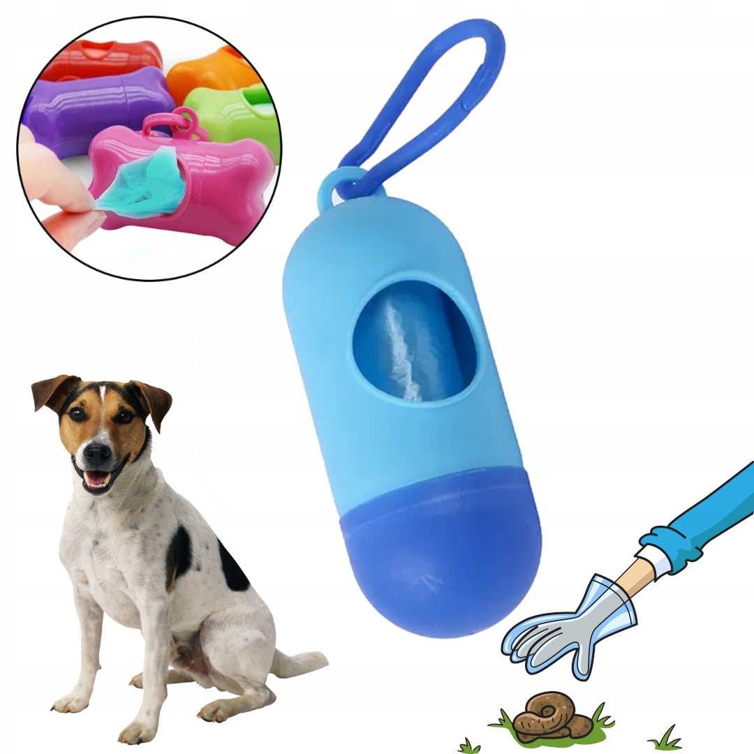 

Etui Na Worki Na Psie Odchody Niebieskie Worki