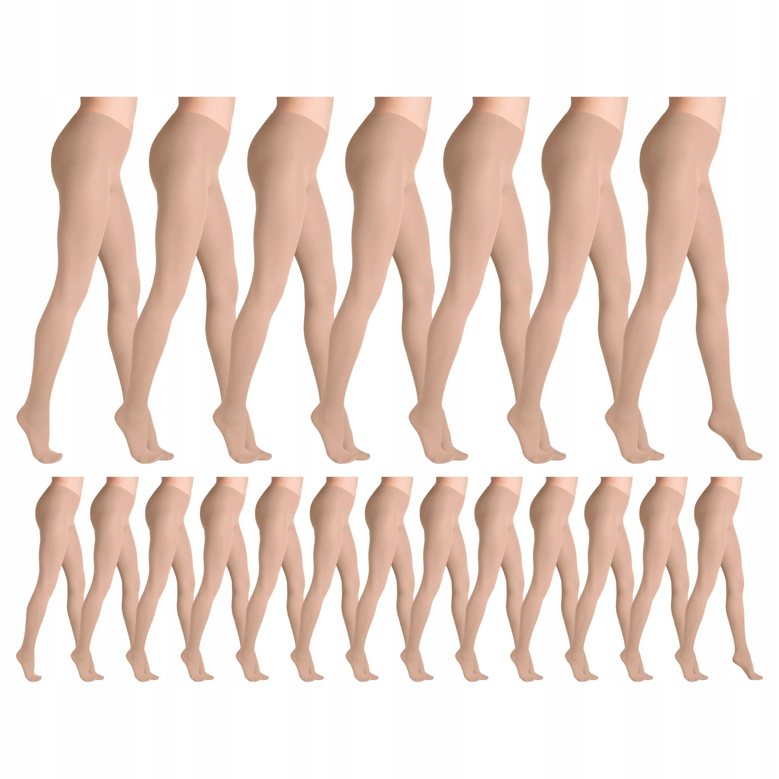 20 x Punčocháče 40 den matné bez kalhotek Tonic Marilyn 2-S Beige