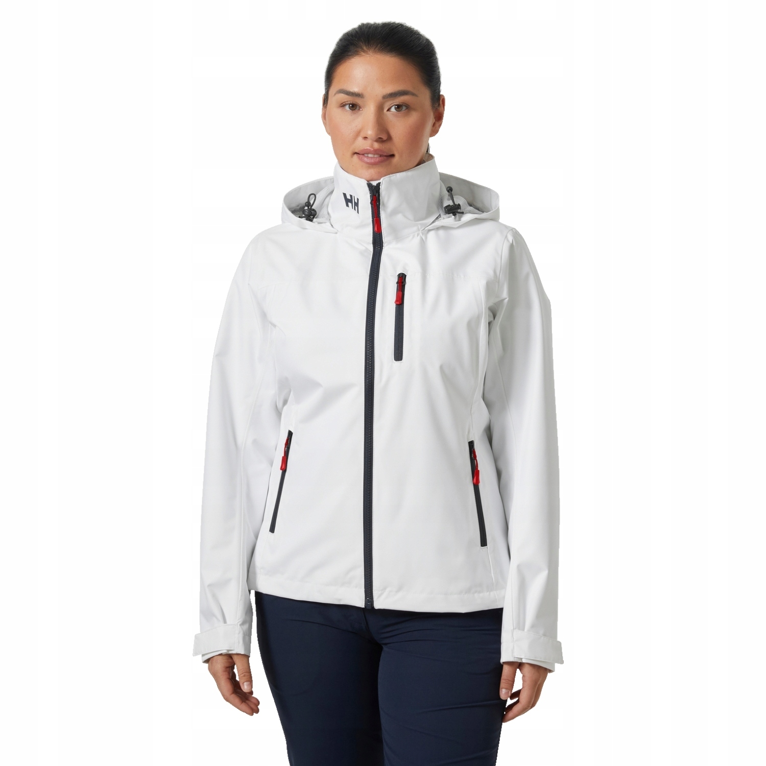 Damska kurtka żeglarska z kapturem Helly Hansen Crew Hooded L