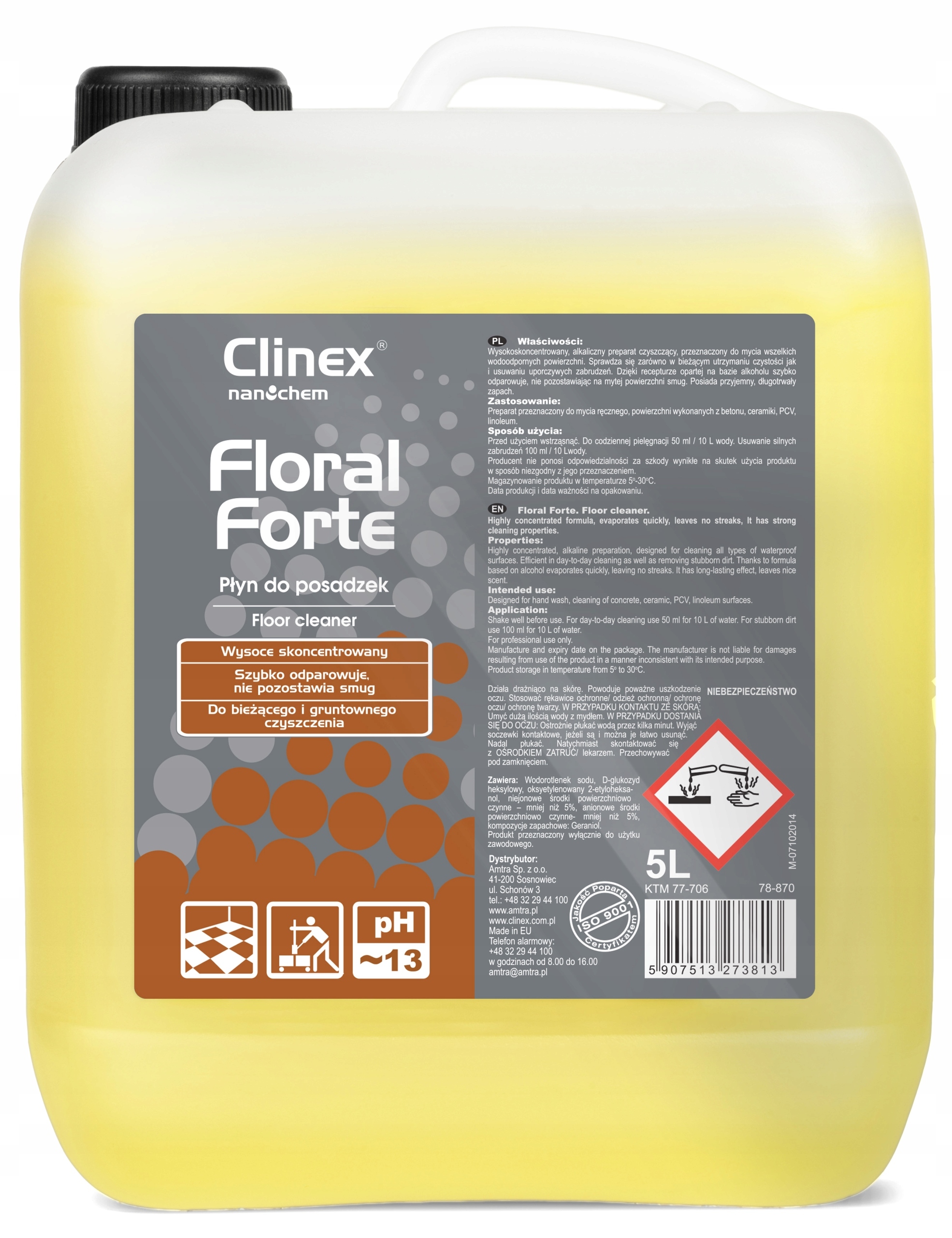 Levně Tekutý čistič podlah Clinex 5 l