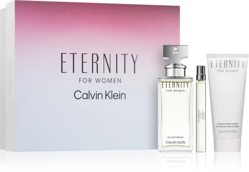 Calvin Klein Eternity Woman balzám 100 ml Edp 10 ml Edp 100 ml