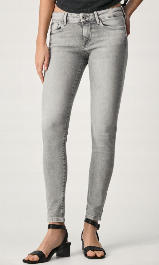 Pepe Jeans Dámské Džínové Kalhoty Šedé Dlouhé 31/28 T4A