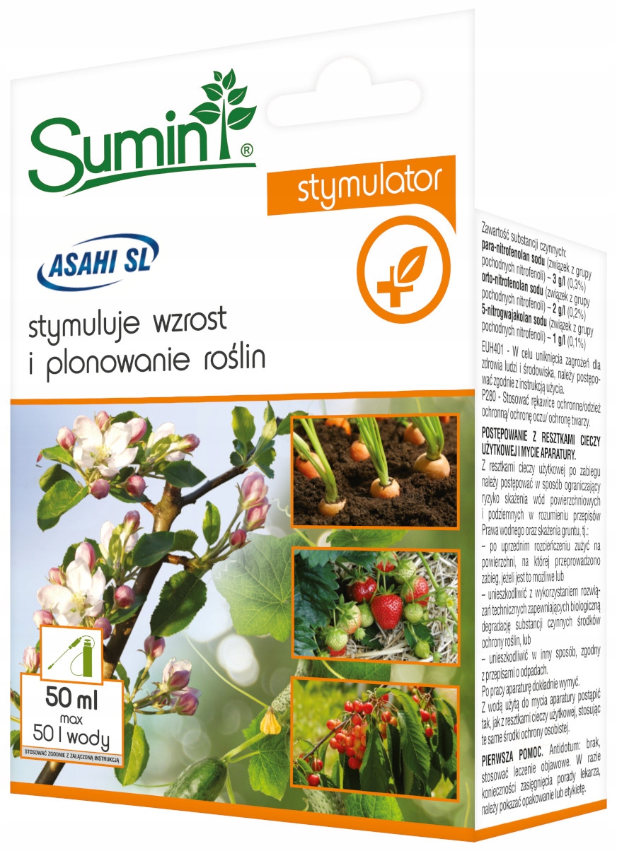 

Sumin Asahi Sl Stymulator wzrostu plonowania 50 ml