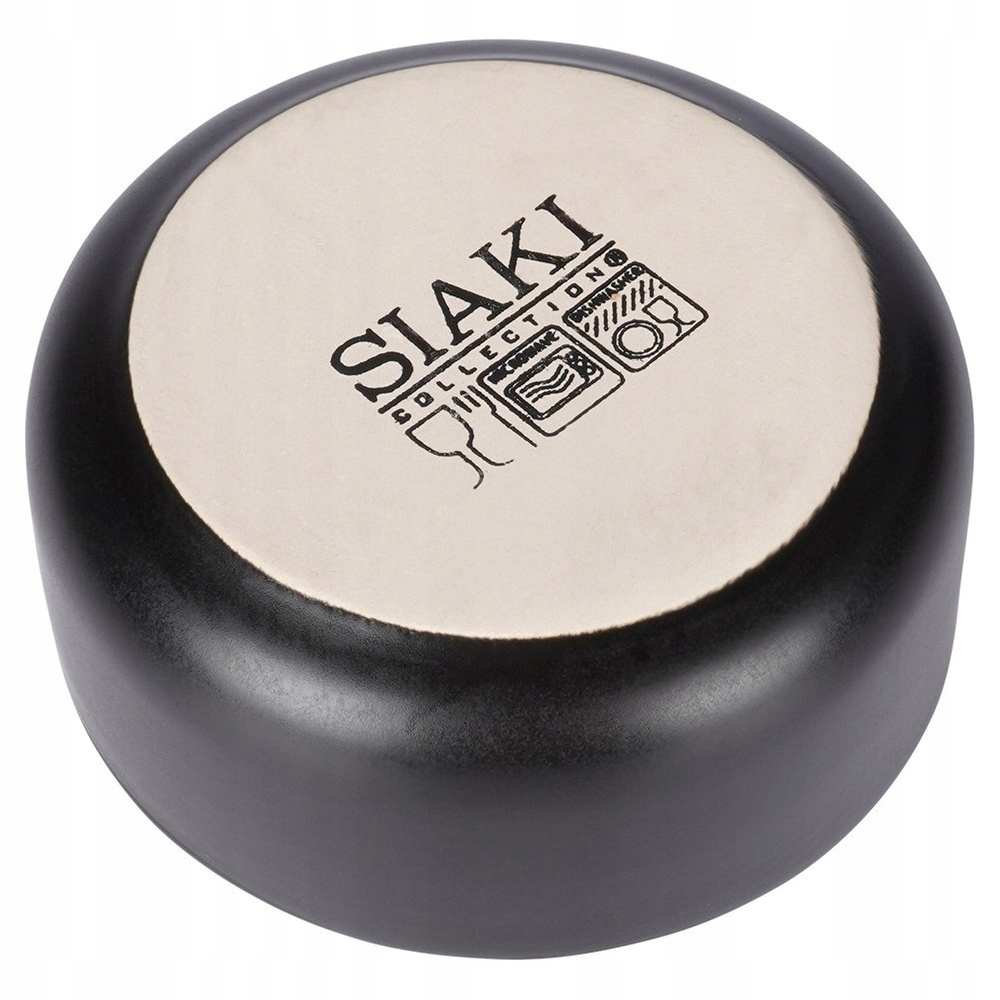 Miseczka CERAMICZNA CZARNA miska salaterka przekąski desery surówki 150 ml Informacje dodatkowe możliwość mycia w zmywarce