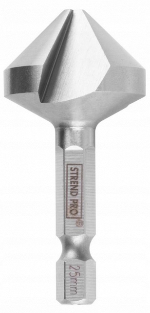 POGŁĘBIACZ FREZ STOŻKOWY 25 mm 1/4" HEX