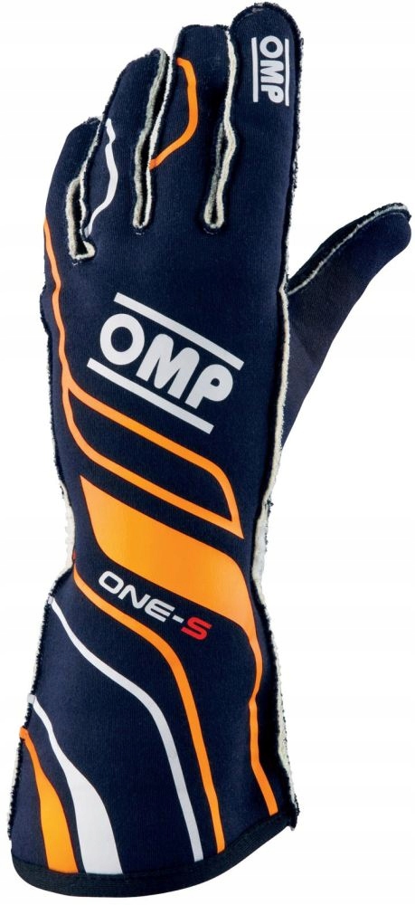 Rukavice Omp One-S tmavomodro-oranžové veľ. Xs