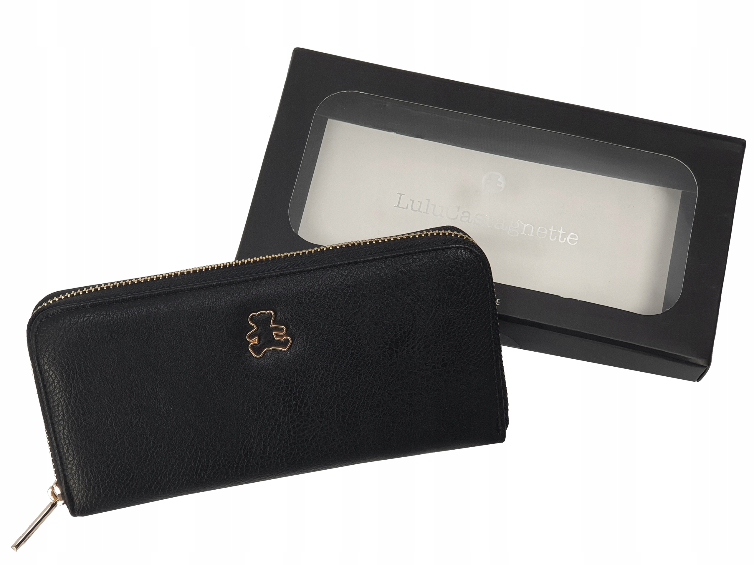 

Lulu Castagnette Portfel Damski Z Misiem Czarny