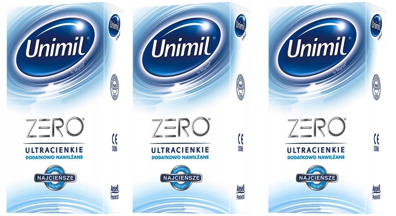 

Prezerwatywy Unimil Zero ultra cienkie 30 szt.