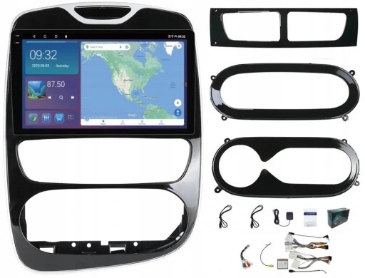 Rádio Navigácia Gps Android Carplay Renault Clio 2012-2018 Usb 4 Gb 64 Gb