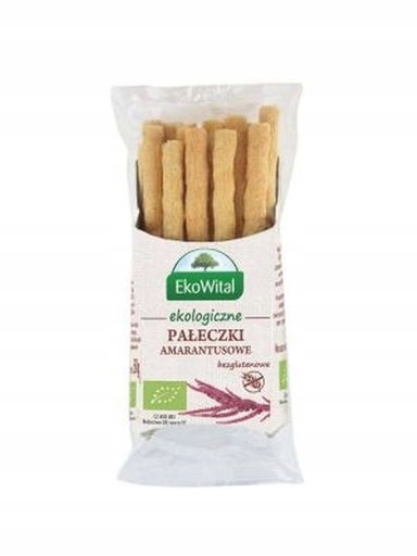 Levně 8 x Ekowital Amarantové tyčinky bezlepkové Bio 50 g