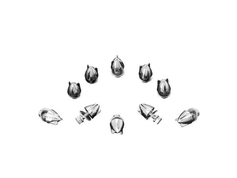 OZDOBNE ŚRUBY CHROM M6 2szt CHOPPER CRUISER CUSTOM