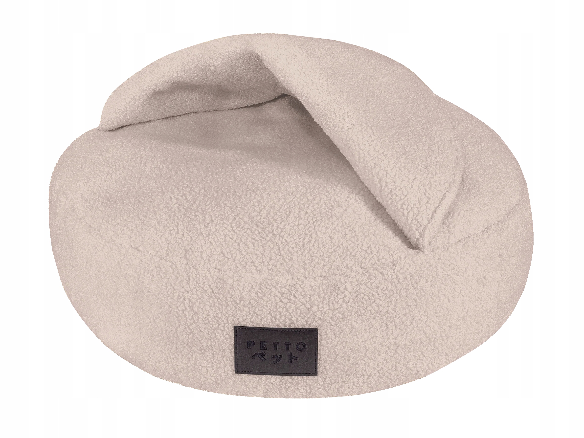 Levně Petto Minku Cozy Béžový pelíšek norka pro psa L