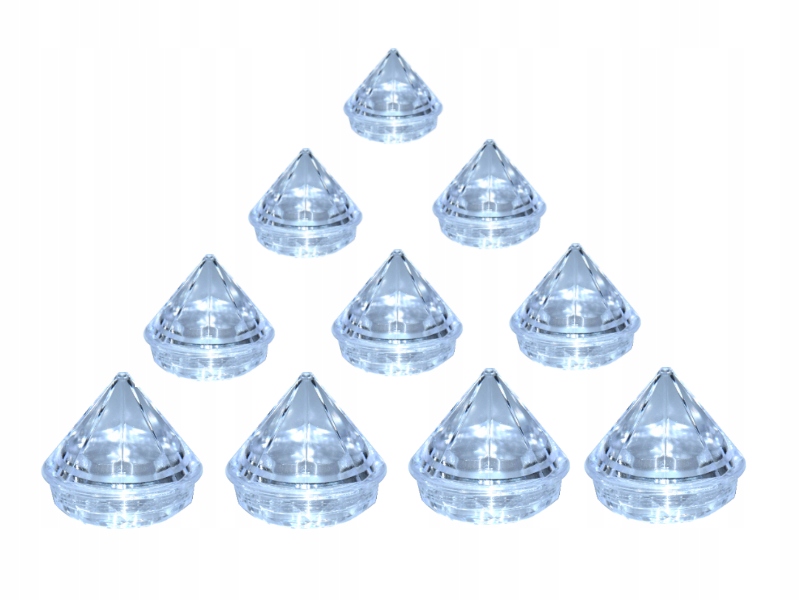 Zásobníky nádobek diamant kužel 100 ks 5 ml