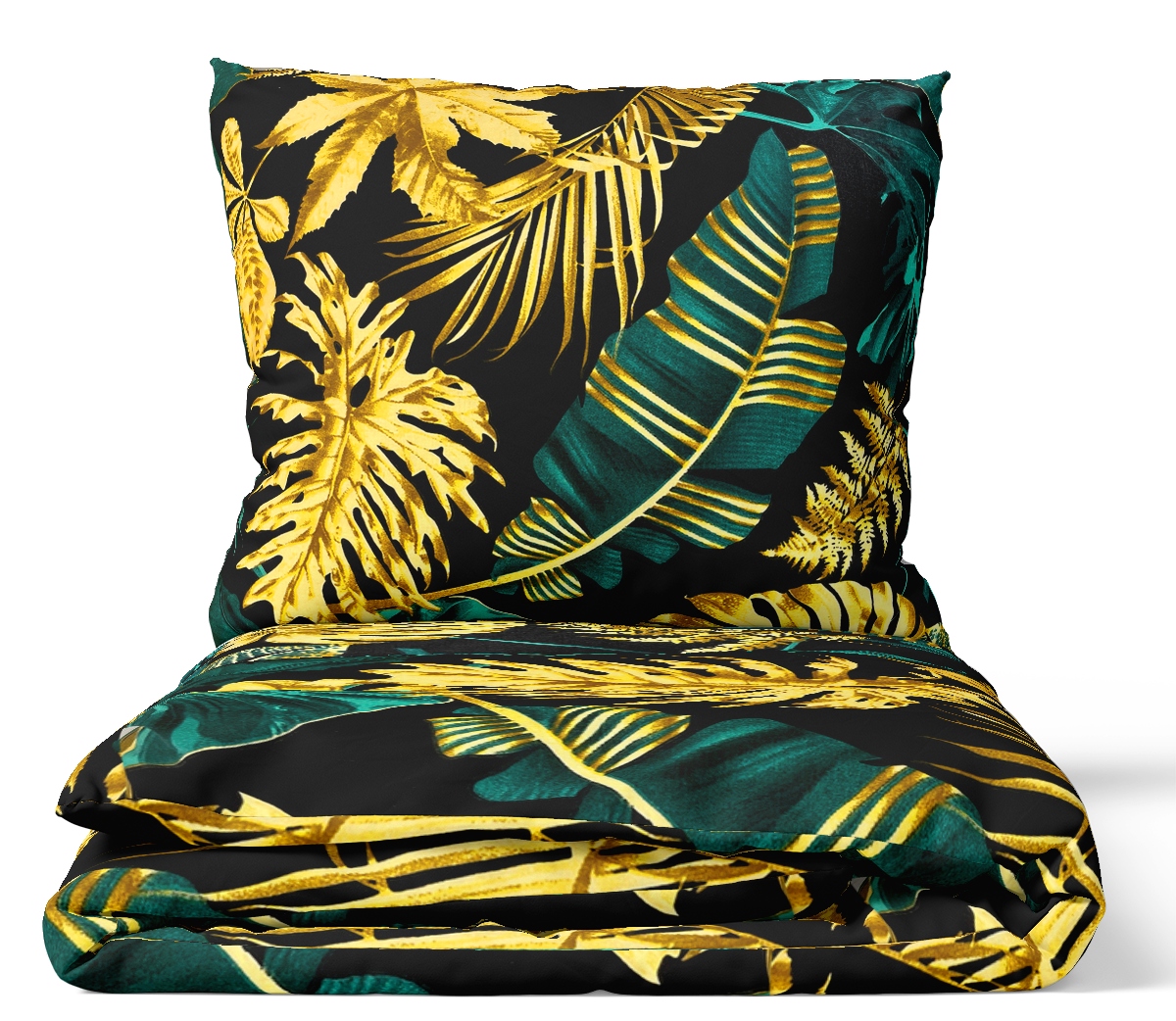 Komplet pościeli 160x200 2x 70x80 100% bawełna gruba polska monstera