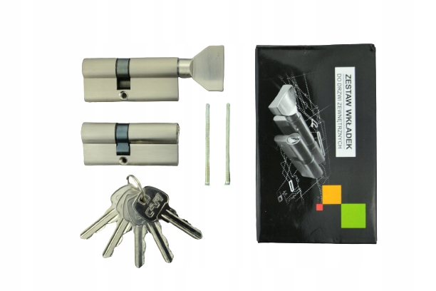 

Wkładki 2 szt System jednego klucza 30/50 50/30G