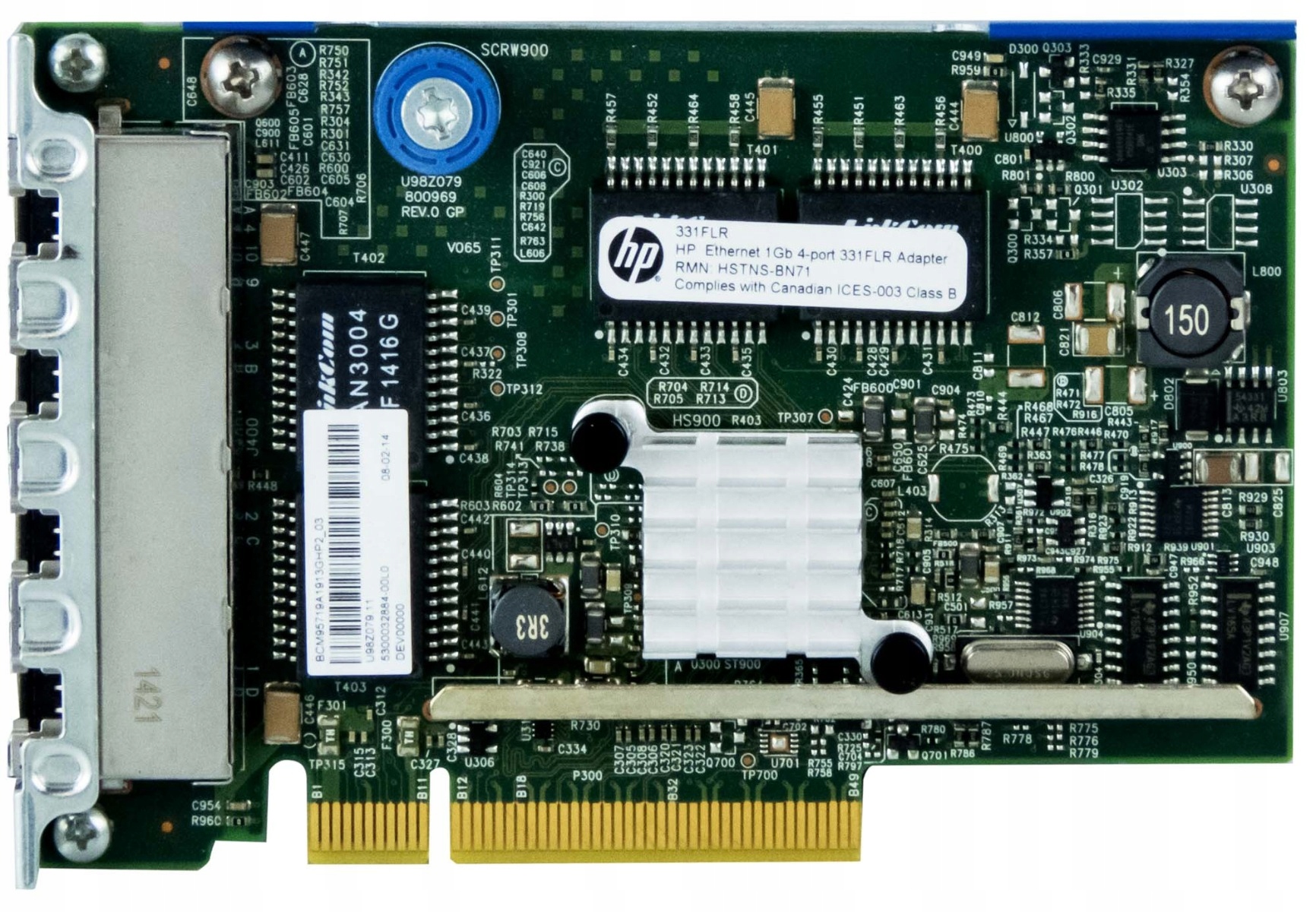 Hp 789897-001 629133-002 331FLR 1GB Quad Port PCIe