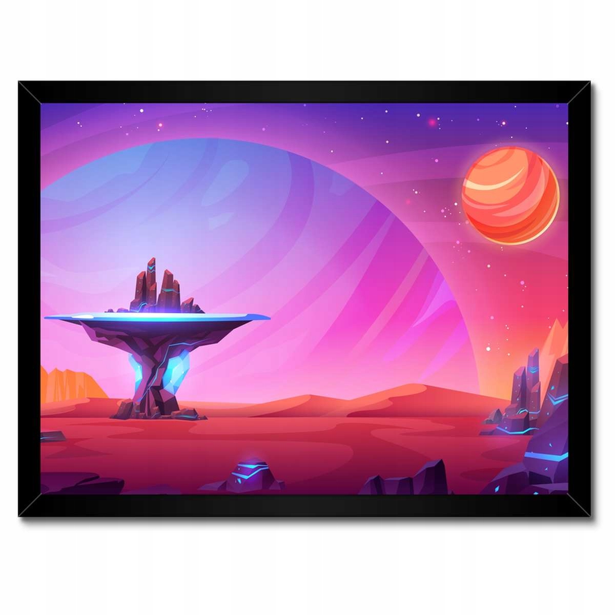 Plakáty v rámu 40x30 Vesmír planeta