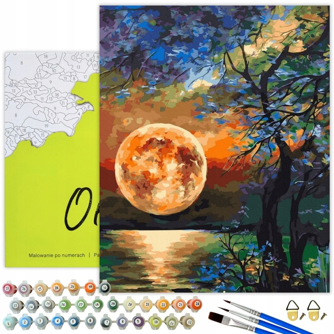 Malování Podle Čísel S Rámem Obrazy pro malování podle čísel Krajina Oh Art