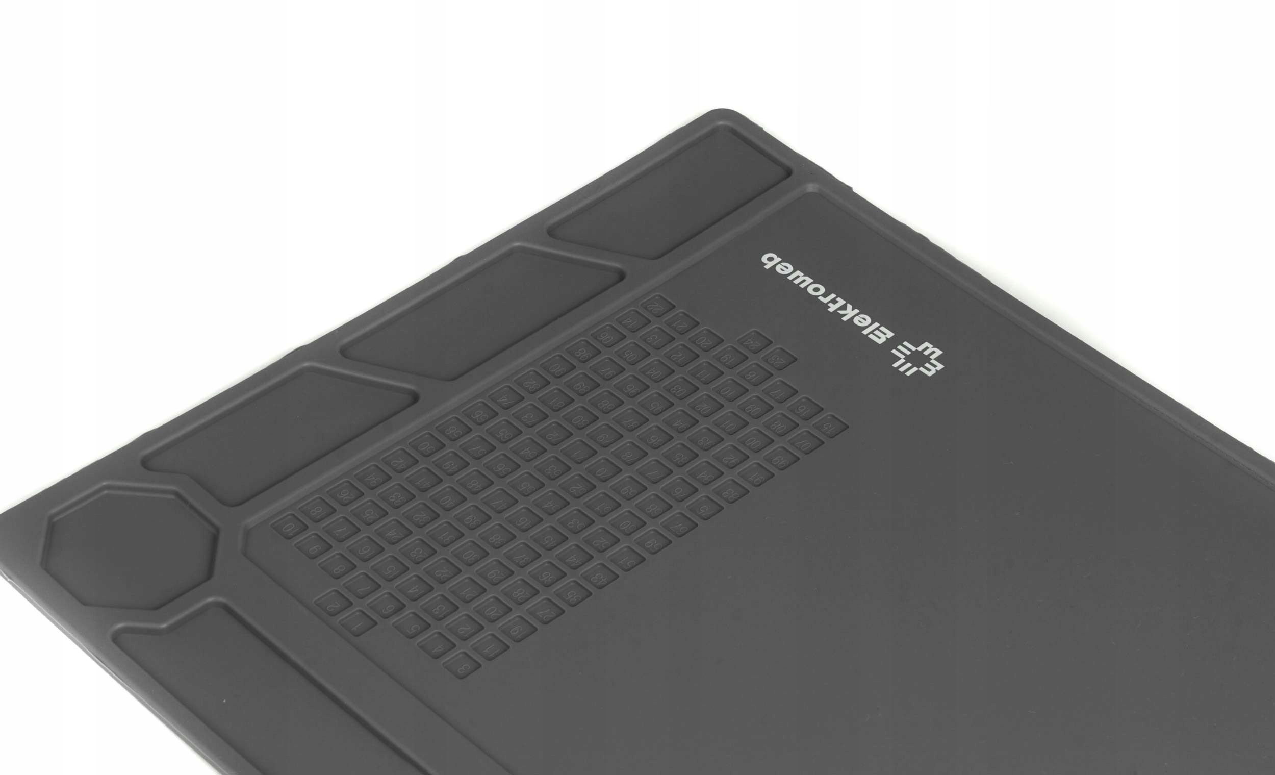 Mata serwisowa silikonowa do lutowania szara Szerokość produktu 32 cm