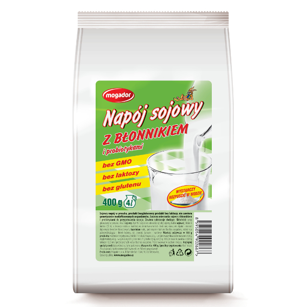 Napój Sojowy Błonnik I Probiotyki 400g Mogador