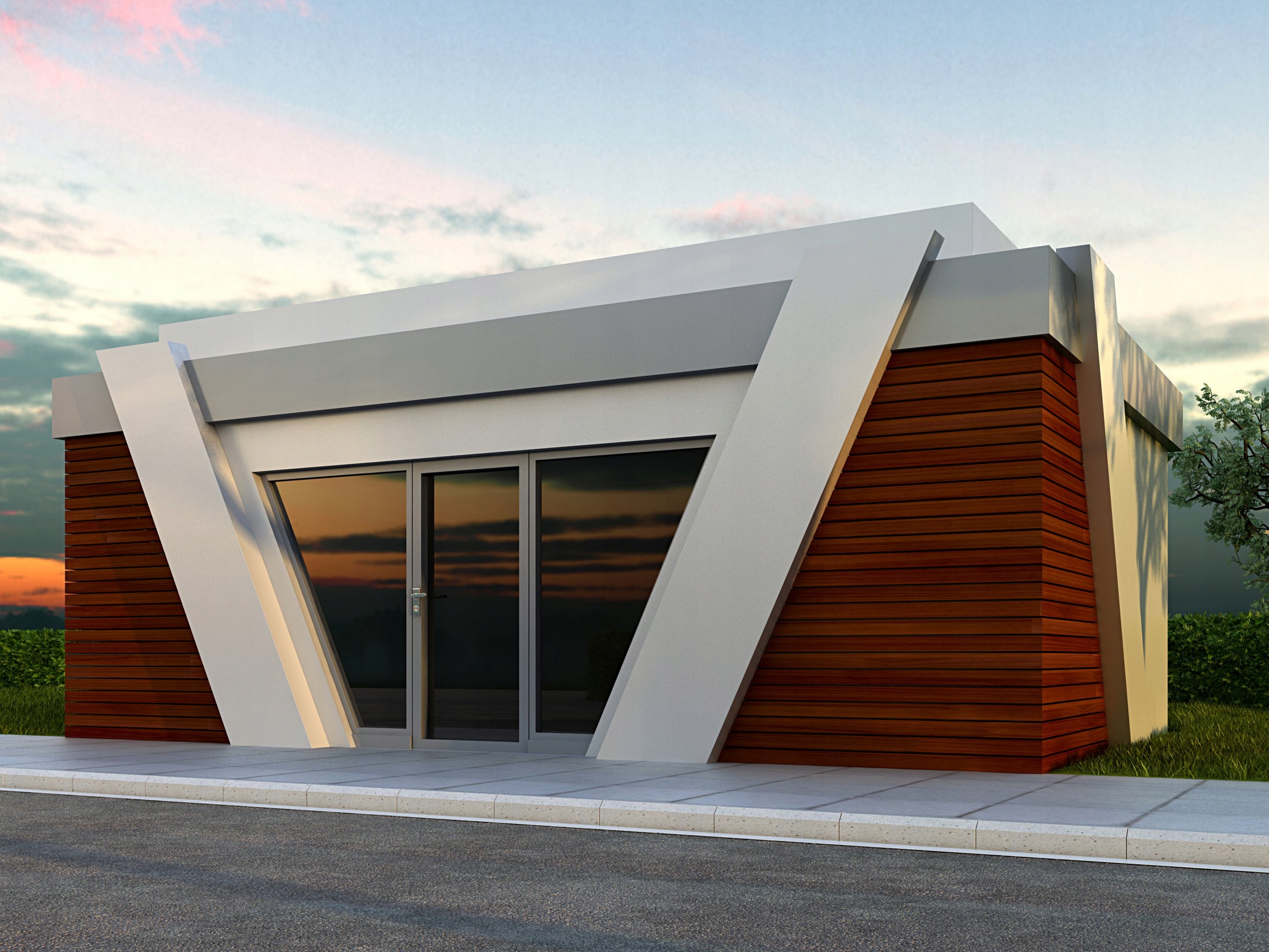 SZYM-BUD Budynek domek obiekt handlowy biurowy