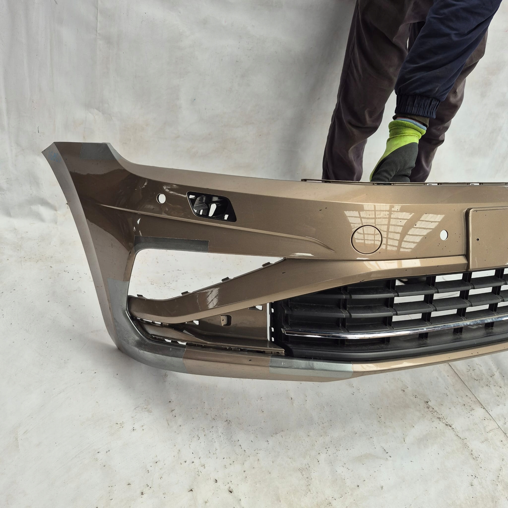 VW GOLF SPORTSVAN LIFT 18-20 bumper front front washer 4XPDC