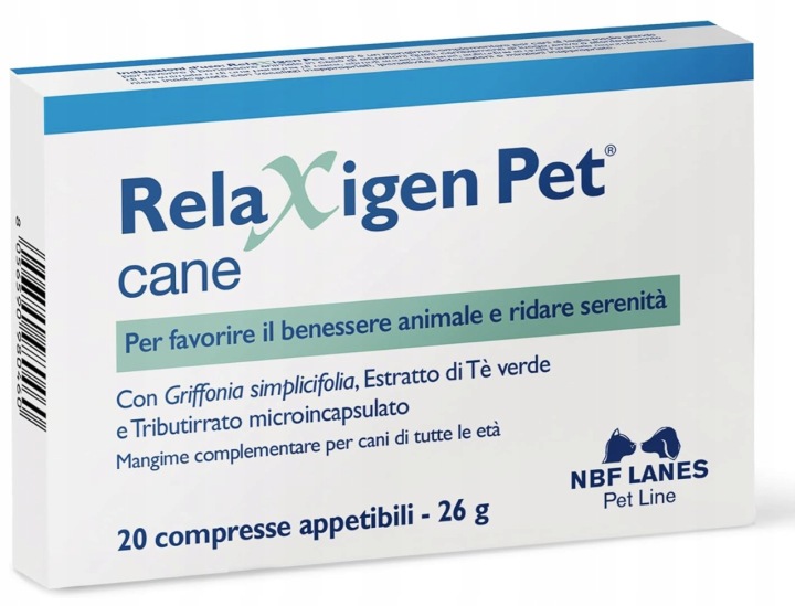 Relaxigen Pet Cane Nbf Lanes 20 tabletek Spokój Psa