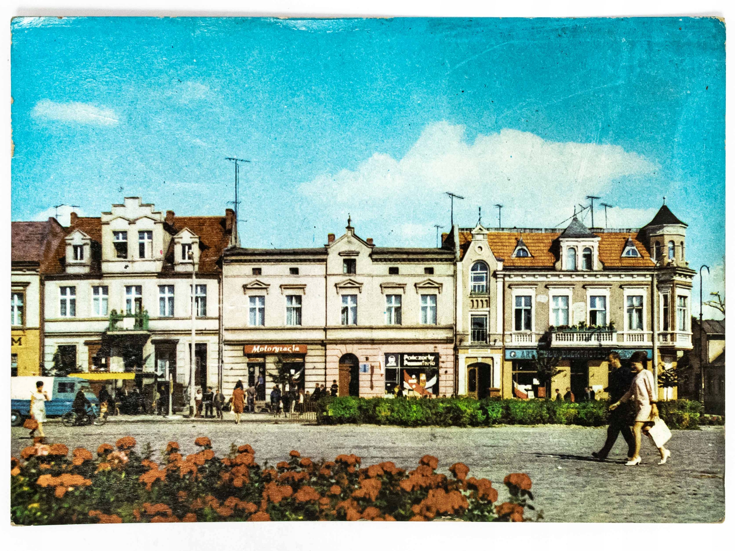 OBORNIKI - ŚCIANA RYNKU 1971 PRL