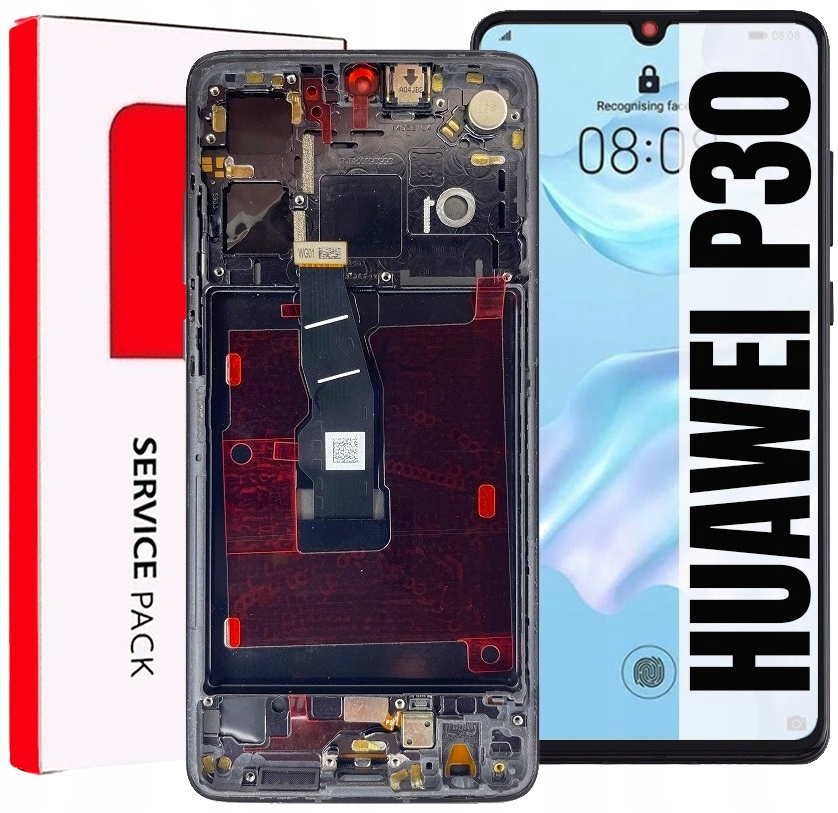 Displej Pro Huawei P30 ELE-L09 Originální Oem Obrazovka Rámeček
