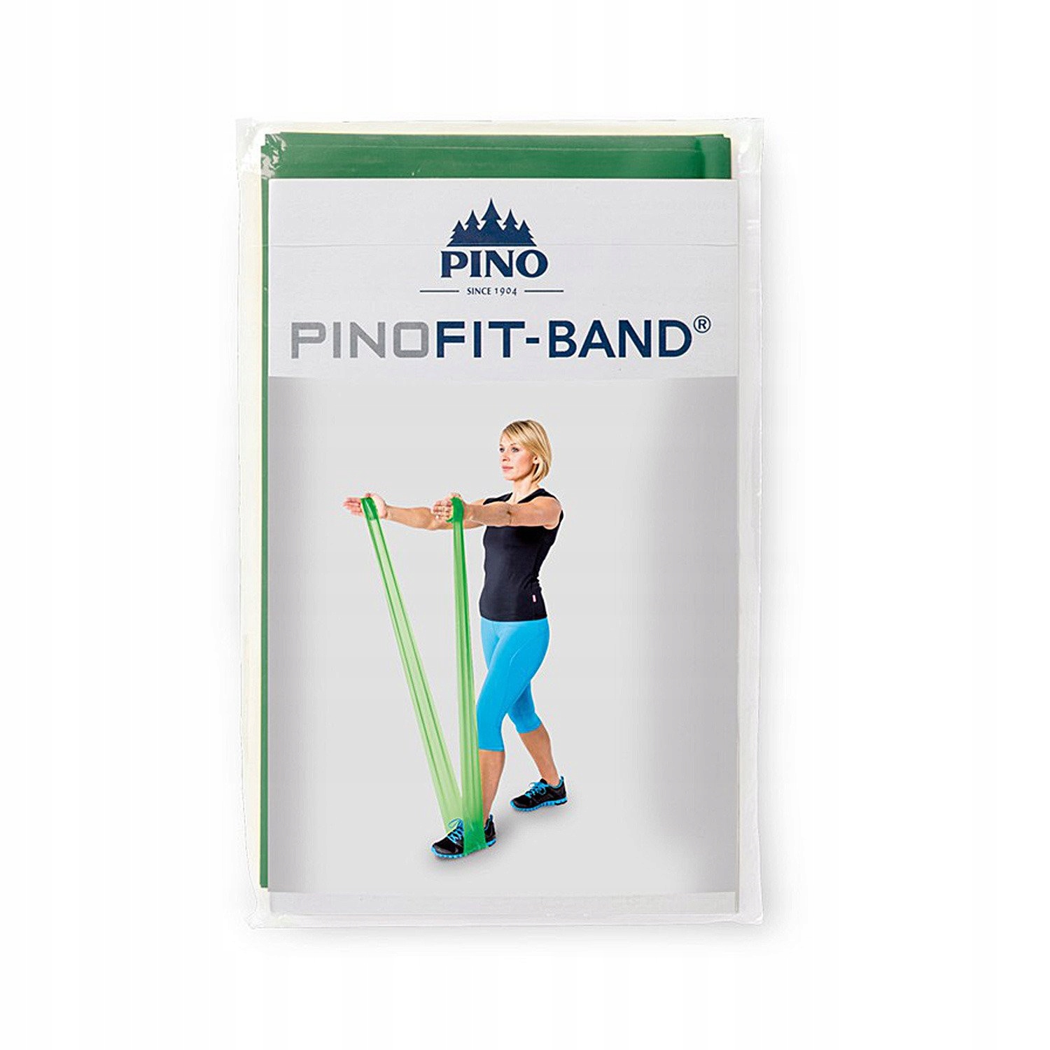 

Guma do ćwiczeń Taśma Pinofit Band zielona 2m/14cm