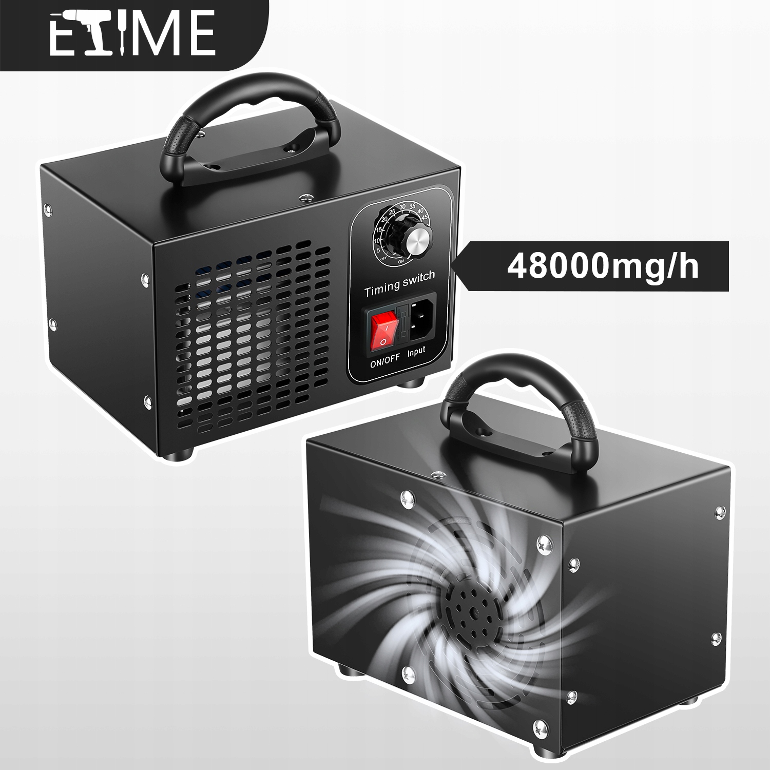 MOCNY GENERATOR OZONU OZONATOR 48g/h + TIMER Kod producenta GENERATOR OZONU 48g/h