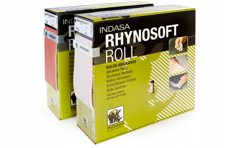 

Indasa Rhynosoft Papier ścierny na gąbce P-600 m