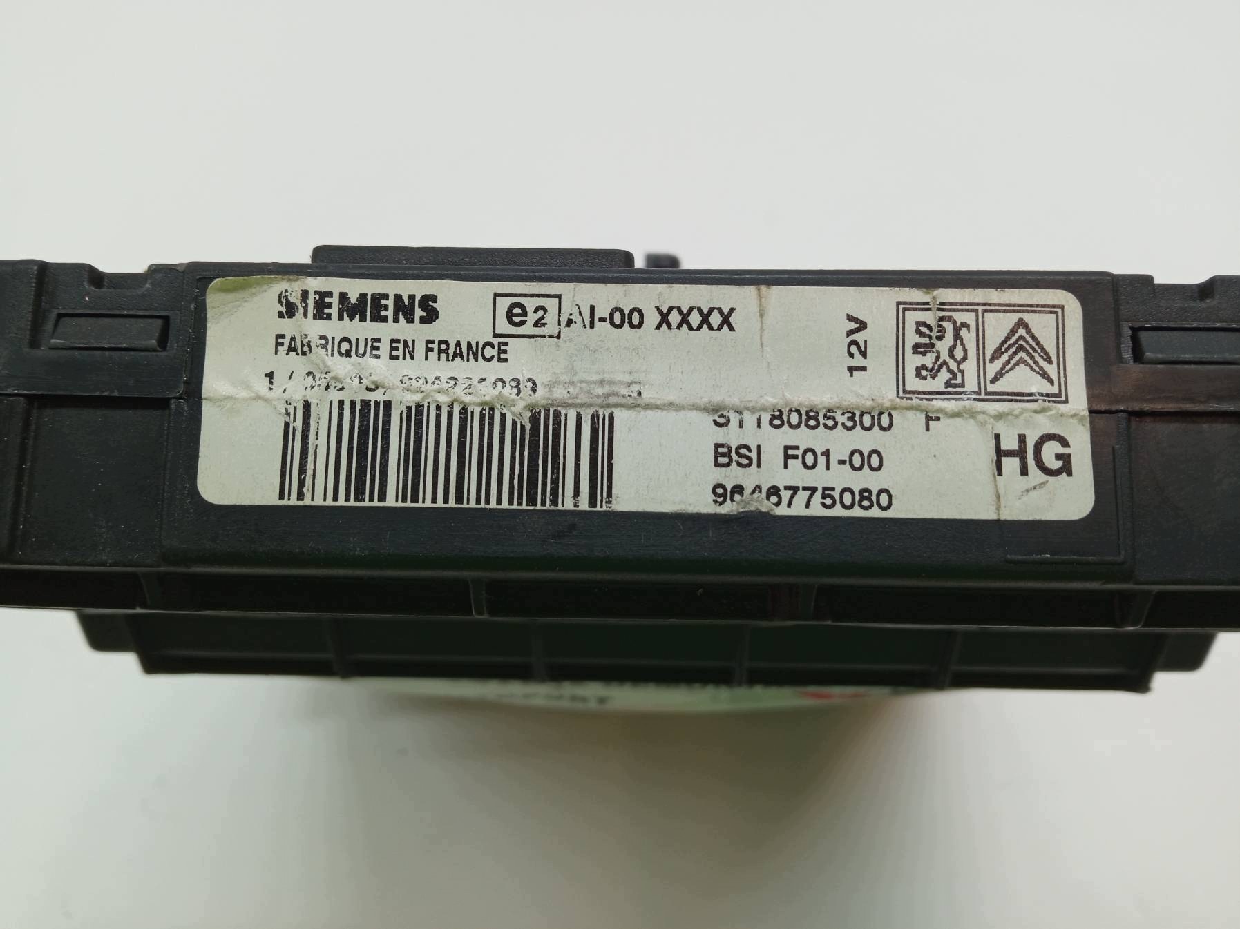 modulo BSI 9646775080 F01 Citroen C3 e (2002-2009)