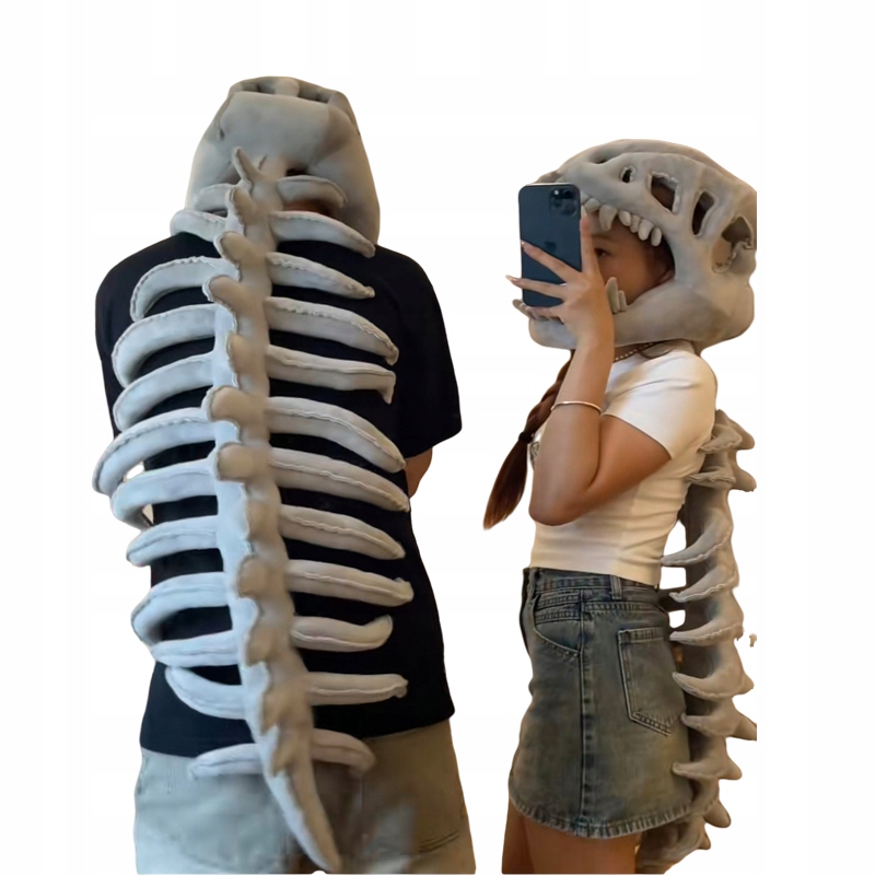 Sada kostýmů kostry dinosaura Cosplay Hrazdička Vtipné předměty 115 cm