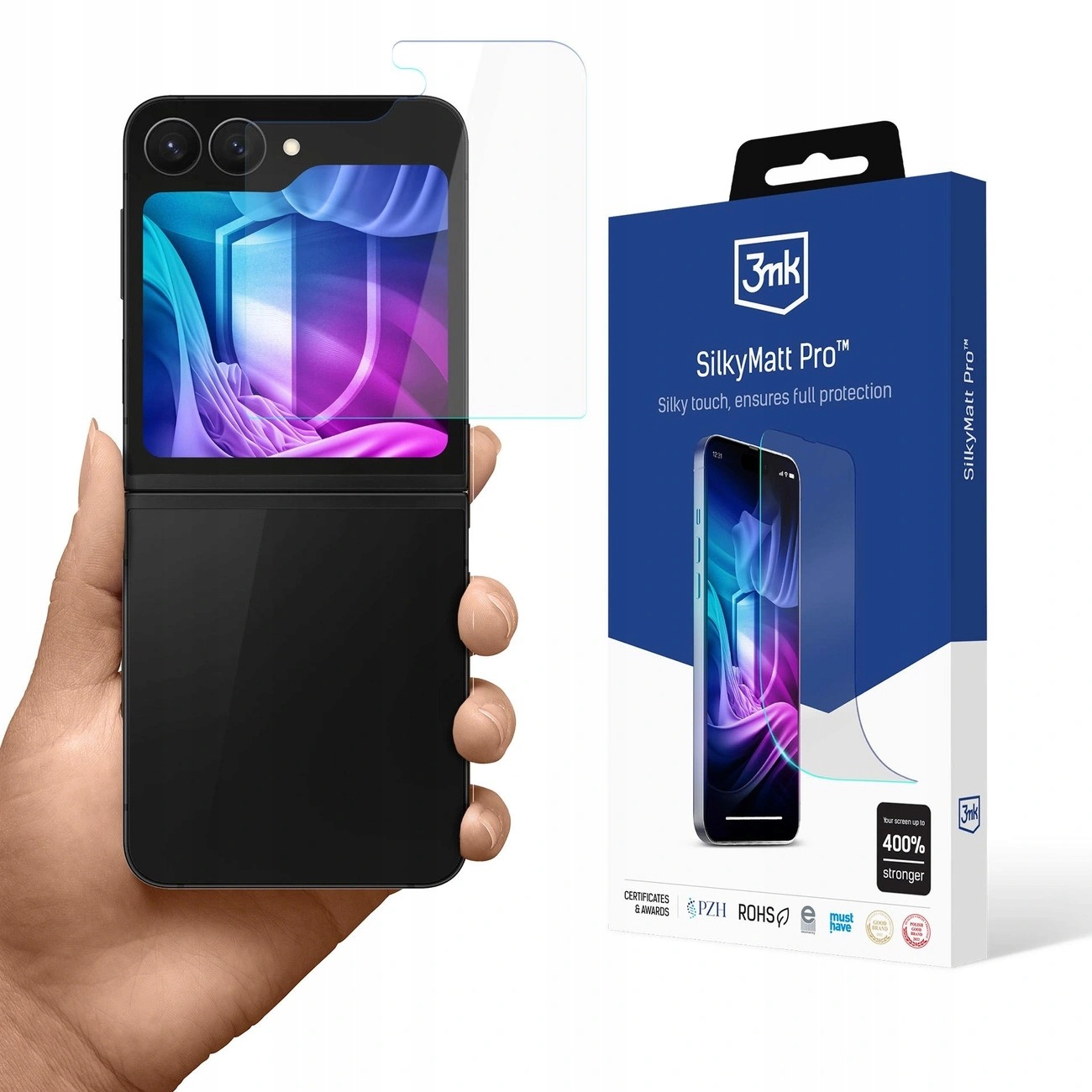 Folia matowa 3mk Silky Matt Pro na Samsung Galaxy Z Flip 6 7 Fe