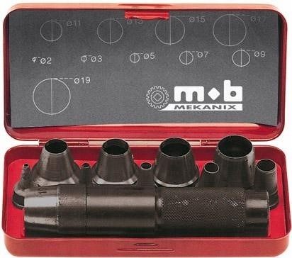 Sada prepichovačov ručných vyrážačov 3-20 mm Mob
