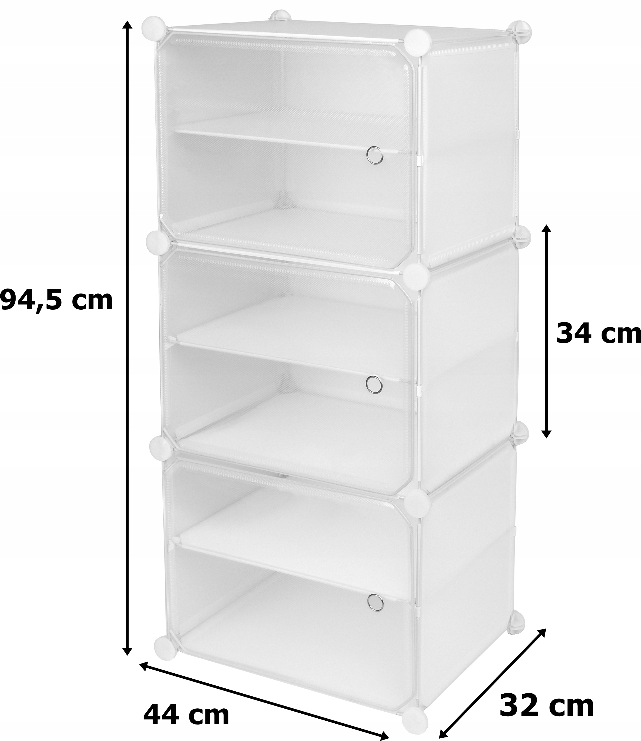 SZAFKA MODUŁOWA GARDEROBA REGAŁ NA BUTY OBUWIE BIAŁA STOJAK PÓŁKI PUDEŁKA Liczba poziomów więcej niż 5