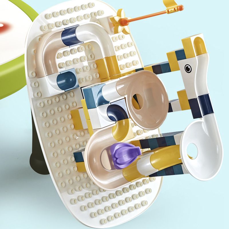 Wielofunkcyjny stolik na klocki z krzesełkiem +60 szt. klocków Marka bez marki