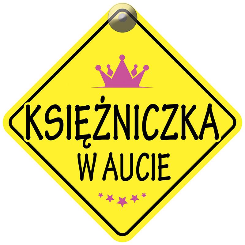 

Księżniczka W Aucie Przyssawka Do Samochodu 003