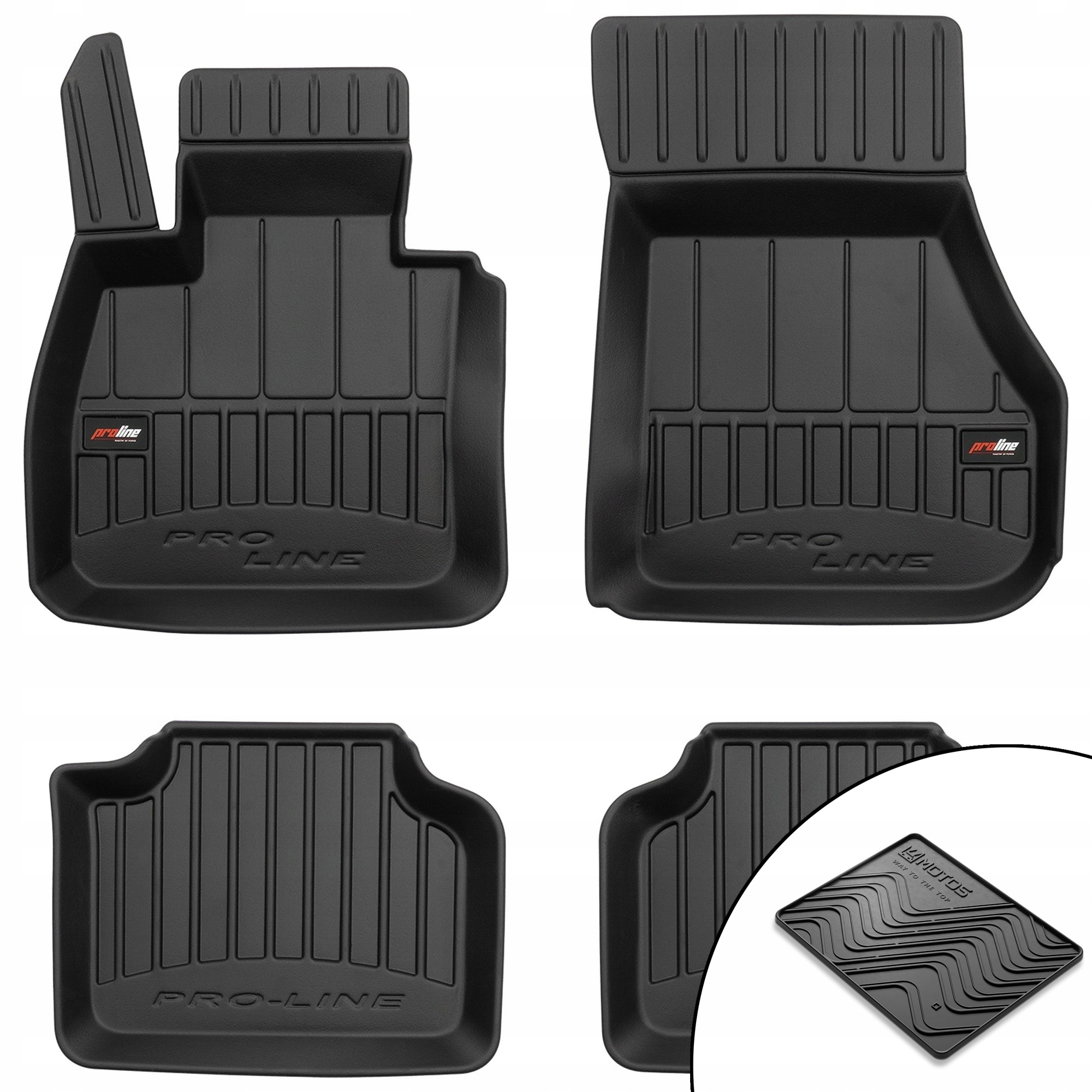 3D gumové rohože Bmw radu 2 Active Tourer F45 2014-2022 rohož zdarma