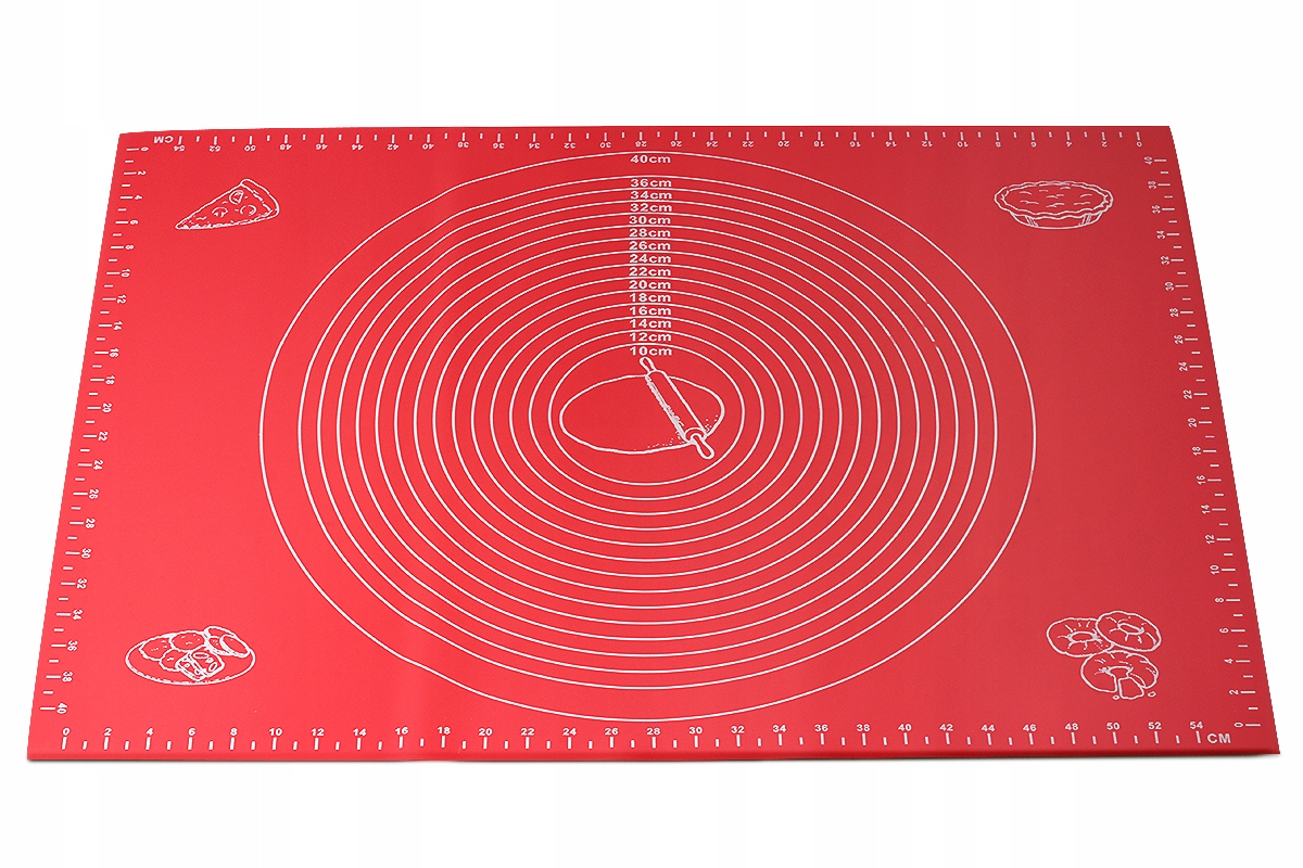 

Silikonowa Stolnica Mata Do Ciasta 60*45cm Kamille