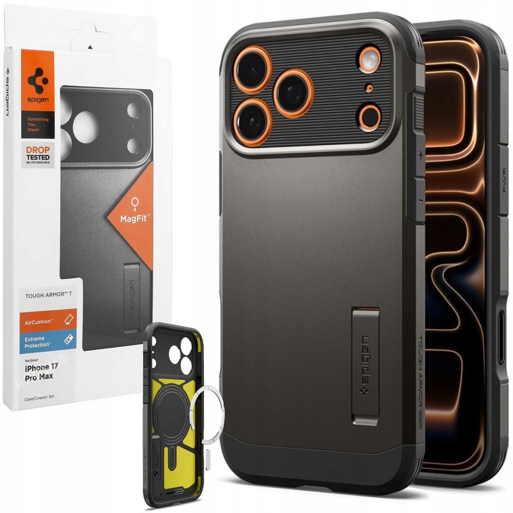 Kryt Spigen Tough Armor s MagSafe pro Apple iPhone 17 Pouzdro Max