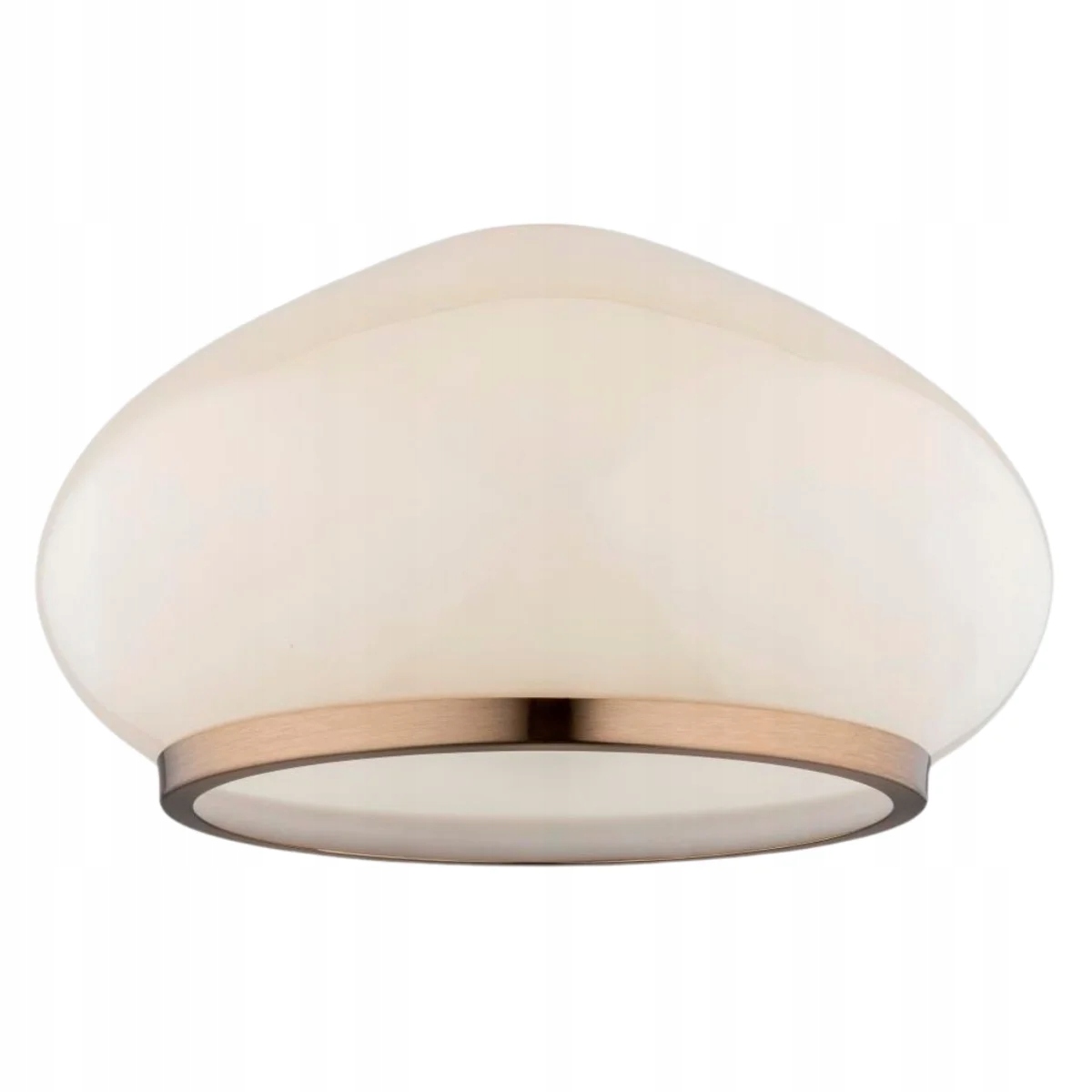 Sklenené tienidlo ecru E27 Lucyna Alfa, priemer 40 cm, vhodné pre lampy Orion