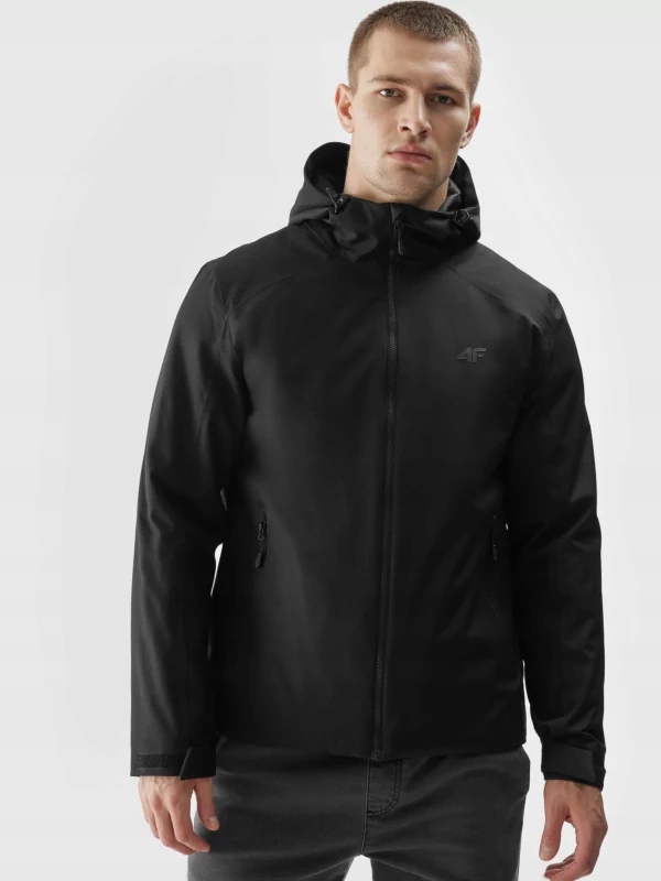 Kurtka męska wiatrówka 4F 4FAW23TTJAM304 z kapturem i membraną 5000 r. XL Marka 4F